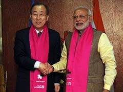 PM Narendra Modi Discusses Climate Change, Clean Energy with UN Chief Ban Ki-moon