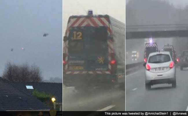 Charlie Hebdo Attack: Police, Helicopters Rush to Corner Suspects