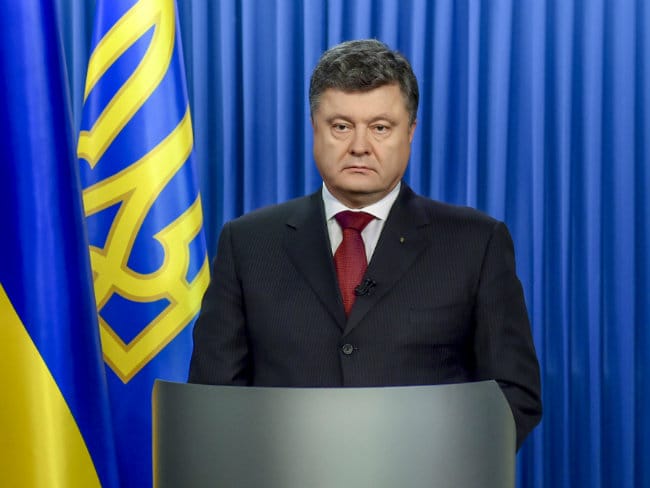'No Alternative' to September Truce Deal with Rebels: Ukrainian President Petro Poroshenko