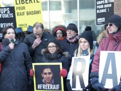 Wife of Lashed Saudi Blogger Calls for His Release