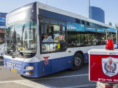 Palestinian Knife Attack Wounds 12 on Tel Aviv Bus