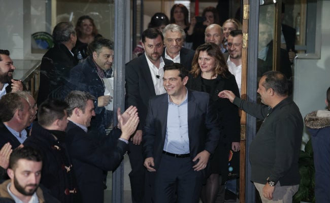 Alexis Tsipras Sworn In As Greek Prime Minister