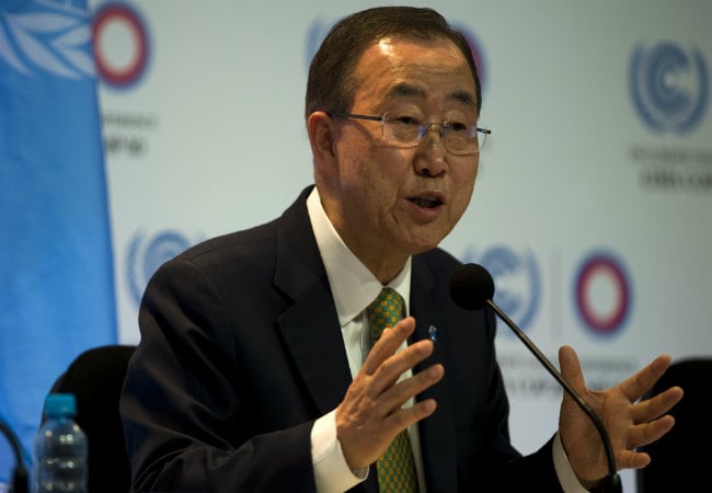 UN Chief Ban Ki-Moon Says Palestine Will Join International Court on April 1