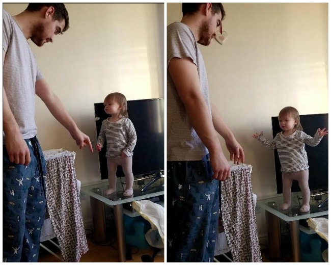 Papa Don't Preach: This Baby Firmly Stands by Her Decision to NOT Listen to Dad