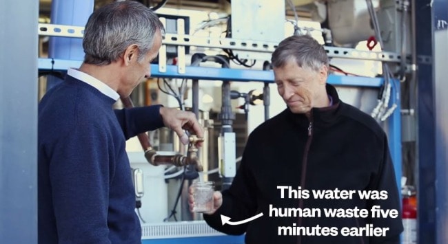 The Internet's All Over This Video of Bill Gates Drinking Water Made from Poop