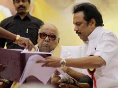 Karunanidhi is DMK Chief Again, Son Stalin Wants to 'Leap 32 Feet'