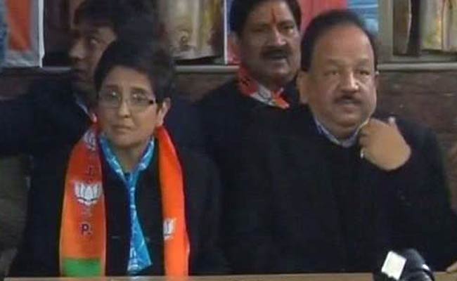 Amid Reports of Rift, Harsh Vardhan, Kiran Bedi Present United Front