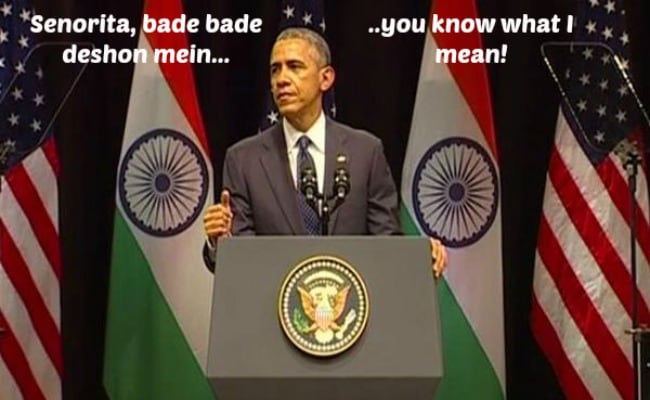 President Obama's Dilwale Speech: 5 Bollywood Lines He Could Have Used 