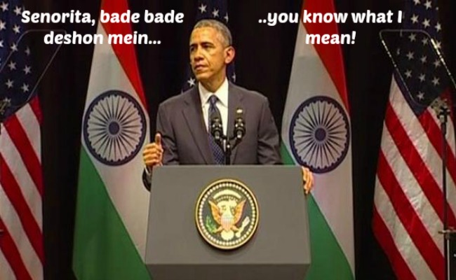 President Obama's <i>Dilwale</i> Speech: 5 Bollywood Lines He Could Have Used 