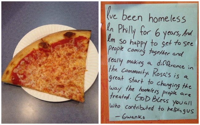 Shared slice of pizza and the internet help create a Philadelphia