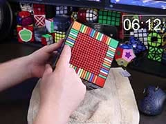 Trending: This Man Solves the World's Largest Rubik's Cube in Only 7.5 Hours