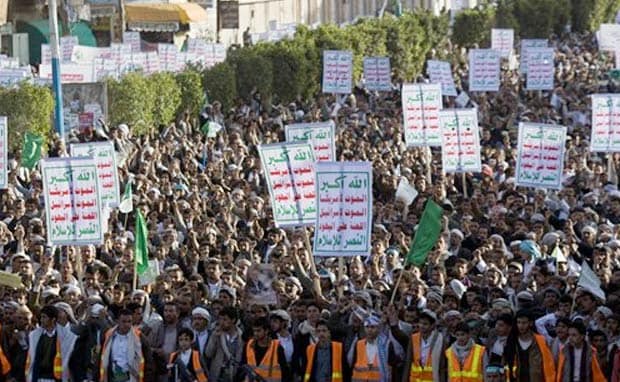 Tens of Thousands Protest After President Resigns in Yemen