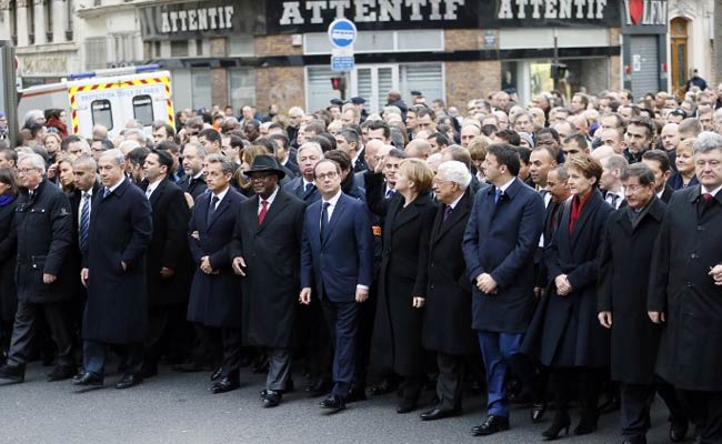 Defiant Paris Begins Historic Unity March Against Terror