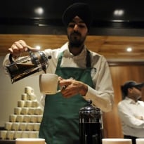 Starbucks Opens Flagship Store in New Delhi