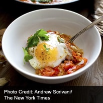 Middle Eastern Tomatoes and Eggs