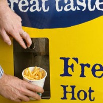 Watch a Belgian Frites Vending Machine In Action - Eater