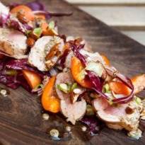 Angela Hartnett's Pork With Apricots and Almonds Recipe