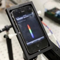 Smartphone Cradle, App Detect Toxins, Bacteria