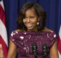 Michelle Obama Asks Media to Promote Healthy Foods