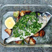 Angela Hartnett's Stuffed Bream With Sauteed Potatoes Recipe