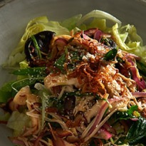  Neil Perry's recipes: Iceberg lettuce and mushroom salad 