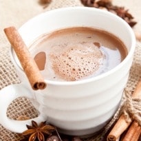 Hot chocolate with a kick