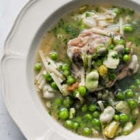 Nigel Slater's green chicken minestrone recipe 