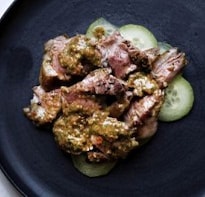 Nigel Slater's Lamb with Tomato, Ginger and Basil Recipe