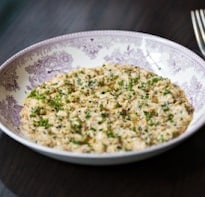 Gymkhana's Dorset Brown Crab With Butter, Garlic and Black Pepper - Recipe