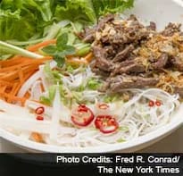 Warm Vietnamese Noodle Salad is a Quick Stir-Fry Dish