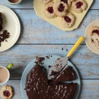 Ruby's Vegan Raspberry Cookies and Chocolate Cake Recipes