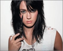 Katy Perry gatecrashes lesbian party