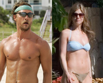 Aniston, McConaughey named best beach bodies 