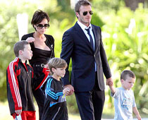  David, Victoria Beckham argue on TV