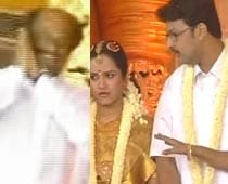 At DMK wedding, Rajinikanth offers advice