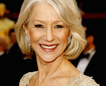 Helen Mirren's bad angel makes her kiss Jay Leno