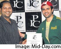  Harman Baweja stands second in Poker Championship