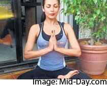Malaika is a yoga junkie