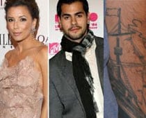 Eduardo Cruz Gets An Eva Longoria Tattoo