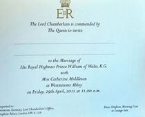 Check the mailbox: Royal wedding invites posted