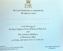 Check the mailbox: Royal wedding invites posted 