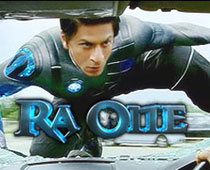 Shah Rukh releases Ra.One's look during Indo-Pak match