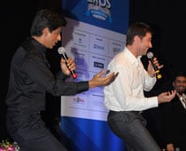 Hugh Learns to Dance From SRK