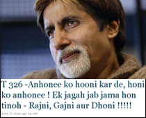 When Big B Hit His Superstition For A Six!