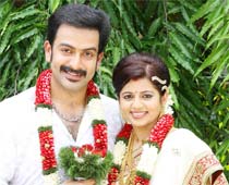 Actor Prithviraj Enters Wedlock