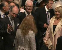 Royal Wedding Guests Enter Westminster Abbey