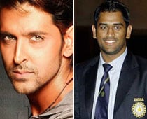 Hrithik And Dhoni Form A Mutual Admiration Club