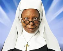 Whoopi Goldberg was a nun in previous birth