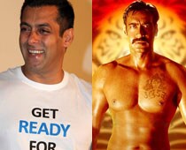 Salman in awe of Ajay's toned body 
