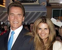 Schwarzenegger, wife reunite for birthday 